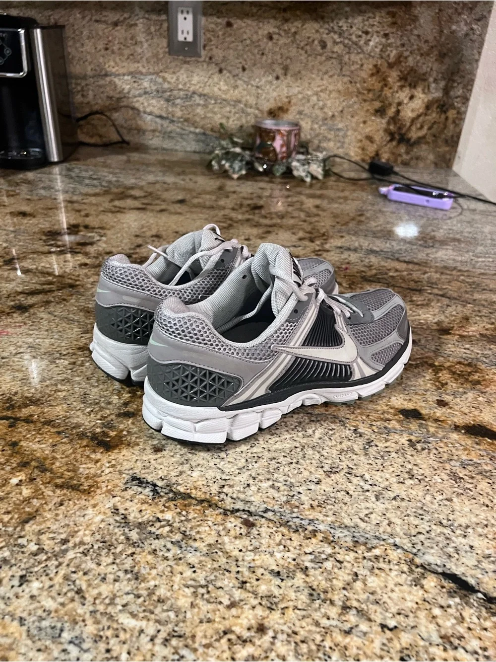 Nike Women's Gray and Black Running Sneakers